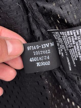 Cazadora Cuero Moto Biker Harley Davidson Talla XL