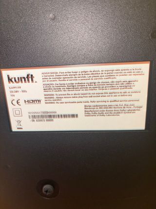 Televisión kunft buen estado no smart tv
