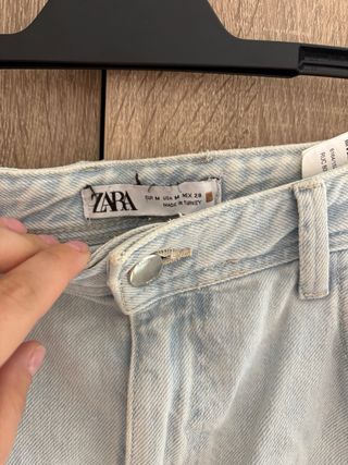 Falda vaquera azul Zara