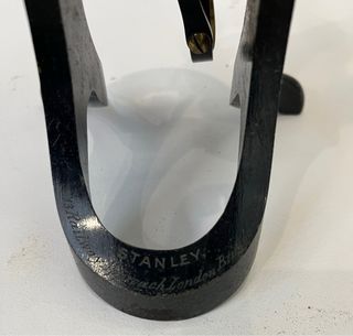 Microscopio antiguo latón principios S. XX