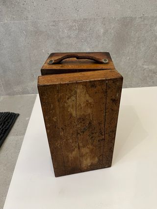 Microscopio antiguo latón principios S. XX