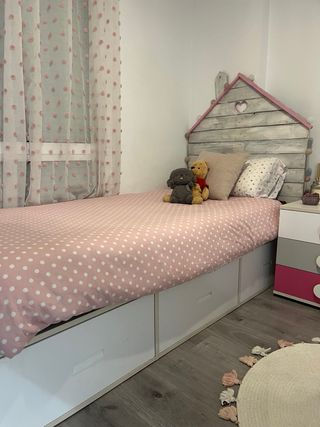 Cabezal infantil casita madera