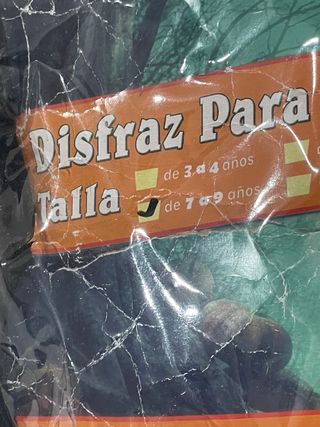 Disfraz infantil de araña