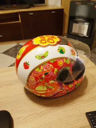 Casco Moto Infantil Diseño Frutas y Espacio