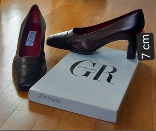 Zapatos piel George Rech tacón elegantes
