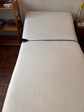 Cama articulada de 90x190 con colchón
