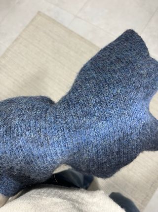 Bufanda de punto degradada