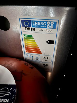 Estufa de Gas HJM Azul Poco Uso