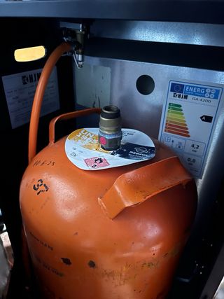 Estufa de Gas HJM Azul Poco Uso