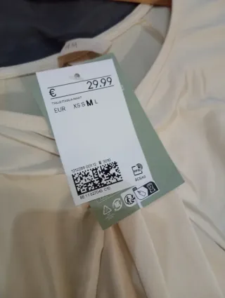 Blusa manga corta mujer