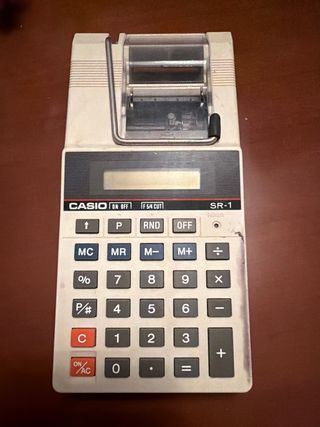 Calculadora casio sr-1