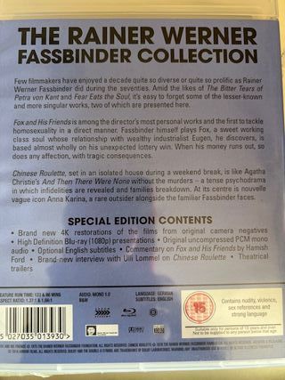 Fox and His Friends + Chinese Roulette de Fassbind