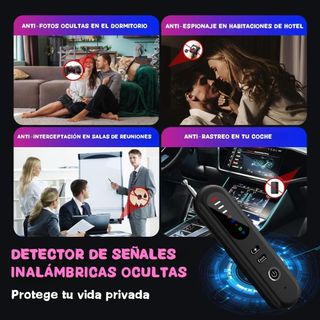 Detector de cámaras y micrófonos ocultos SIN ABRIR