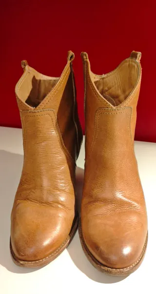 Botines piel Massimo Dutti 40.