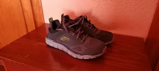 Zapatillas Skechers Talla 44 Gris/Verde