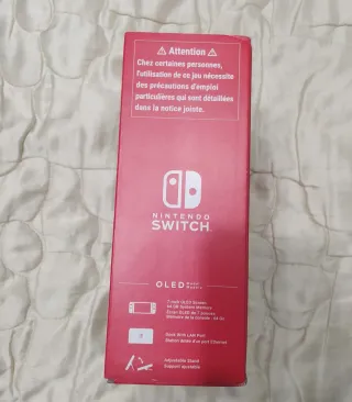 Caja vacía Nintendo Switch Joy-Con y consola