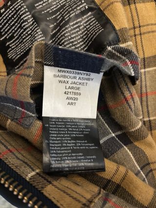 Chaqueta Barbour Ashby navy l