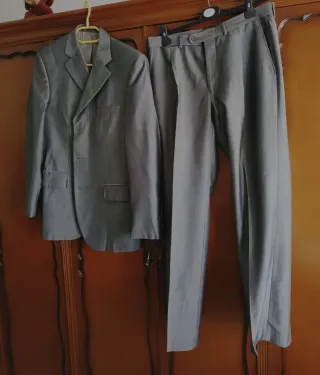 Traje de Caballero gris Plomo