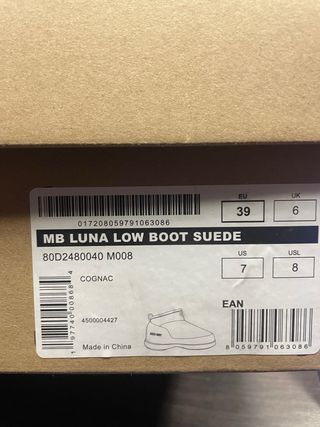 Moon Boot Luna Low Boot Suede Tg.39