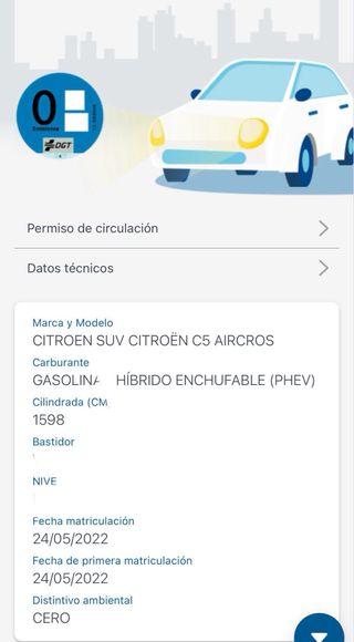 Citroen C5 Aircross 2022 hibrido enchufable