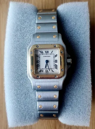 Reloj Cartier Santos Sra.Oro y Acero