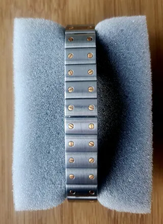 Reloj Cartier Santos Sra.Oro y Acero