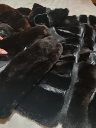 CHAQUETÓN DE MOUTON AUTÉNTICO Y PIEL GENUINA