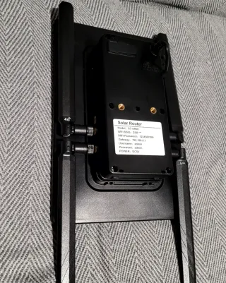 Router solar y bateria gsm 4g