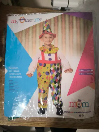 Disfraz payaso niño