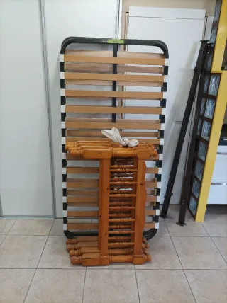 Literas de pino macizo convertible en dos camas