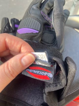 Guantes motorista mujer