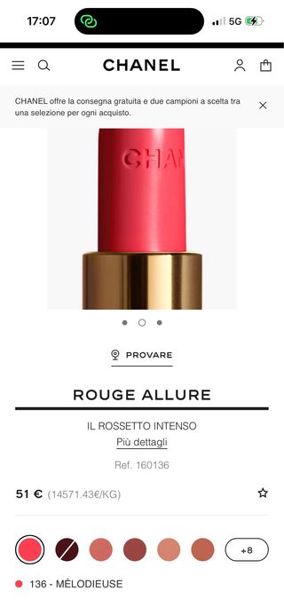 Rossetto chanel
