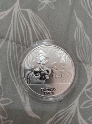 1oz plata pato Donal 2019