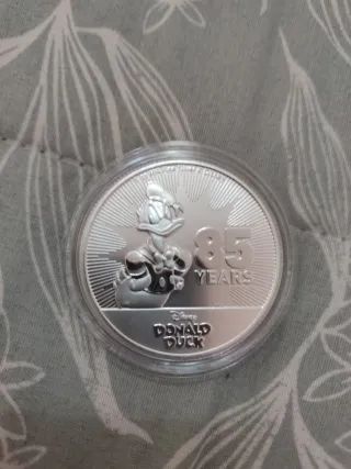 1oz plata pato Donal 2019
