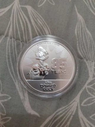 1oz plata pato Donal 2019