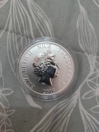 1oz plata pato Donal 2019