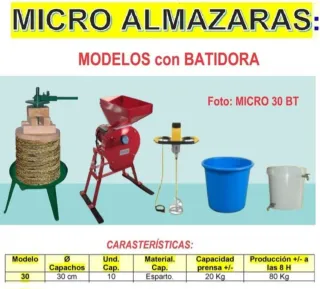 Almazara MICRO 30 BT