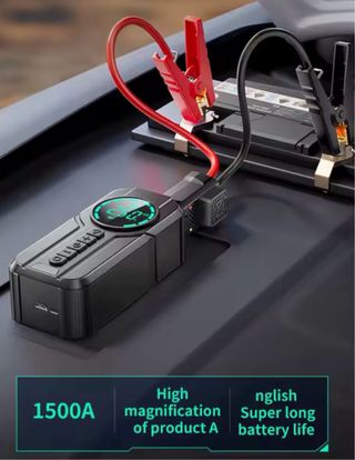 Arrancador de coche 1500A con compresor aire 12V