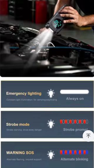 Arrancador de coche 1500A con compresor aire 12V