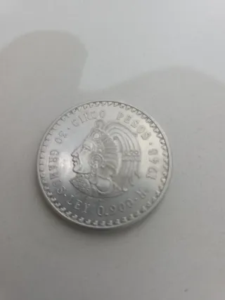 Moneda Mexicana 5 Pesos 1948