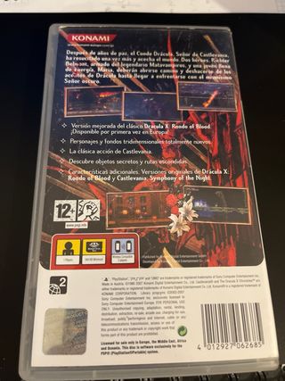 CASTELVANIA THE DRACULA X CHRONICLES PSP