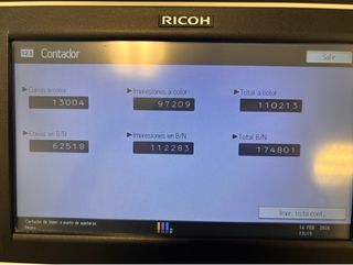 RICOH MPC2003: Impresora laser Multifuncion