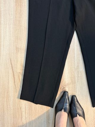 Pantalón negro tipo sastre negro - Vintage 40