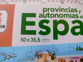 Puzzle Educativo Provincias de España