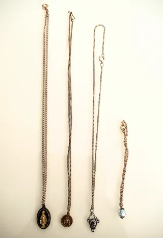 Collana*Madonna.delRosario.Immacolata.ciondoloAzzu