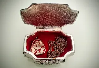 Collana*Madonna.delRosario.Immacolata.ciondoloAzzu