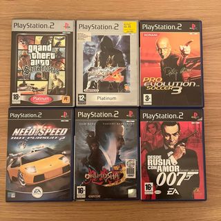 Pack 6 juegos de PlayStation 2