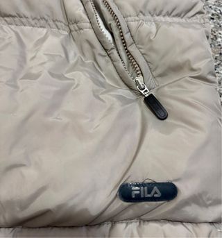 Piumino Fila vintage anni 90 in colore argento