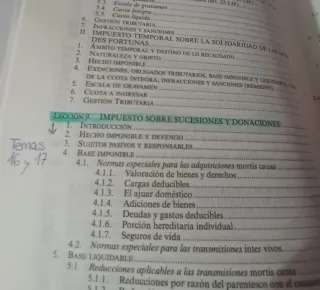 Derecho tributario: Parte especial