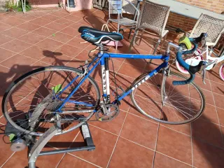 Bicicleta de carretera Zeus azul